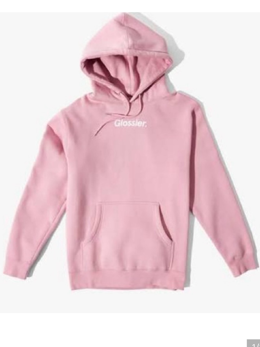Glossier Pink Hoodie - Medium